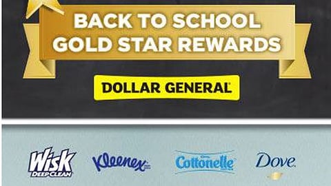 Dollar General 'Gold Star Rewards' Facebook Update