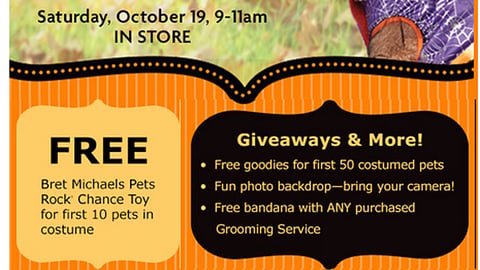 PetSmart 'Halloween Costume Party' Email