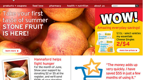 'Hannaford Helps Fight Hunger' Display Ad