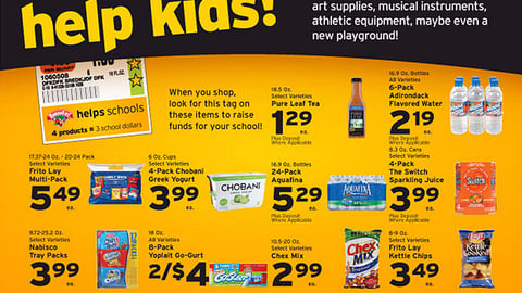 'Hannaford Helps Schools' Feature