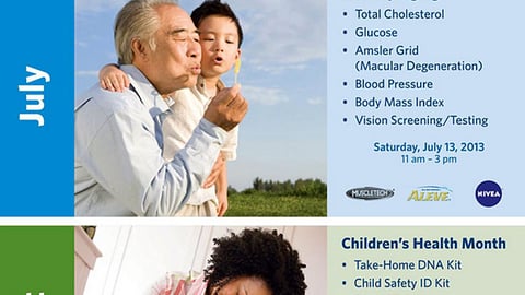 Sam's Club 'Children's Health Month' Print Ad