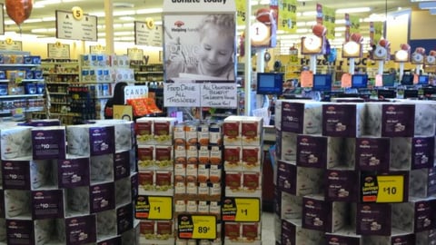 Hannaford 'Help Fight Hunger' Display