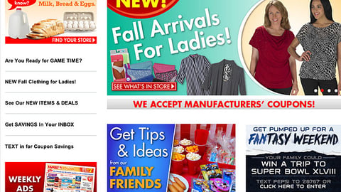 Family Dollar Coke 'Hispanic Scholarship Fund' Display Ad