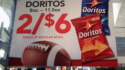 Circle K Doritos 'Tailgating' Window Cling