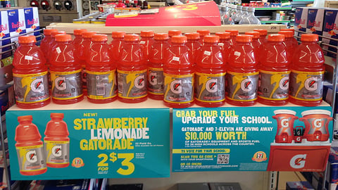 Gatorade 7-Eleven 'Awesummer' Shelf Signs