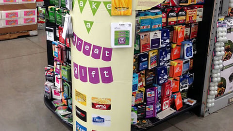 Food4Less 'Gift Cards Make a Great Gift' Standee