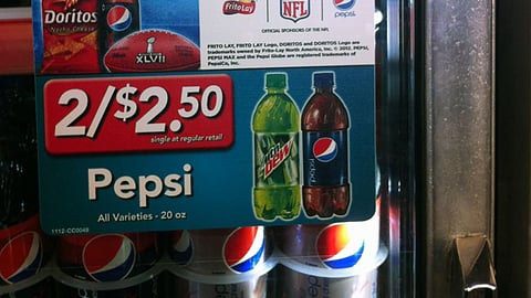 Circle K PepsiCo 'Take Home the Tailgate' Cooler Cling