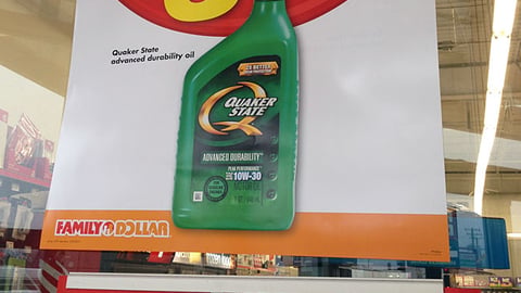 Family Dollar Quaker State 'Sale' Poster