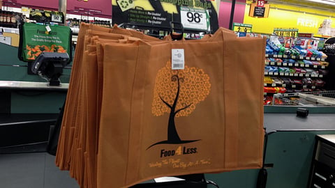 Food4Less 'Re-Usable Shopping Bags' Display