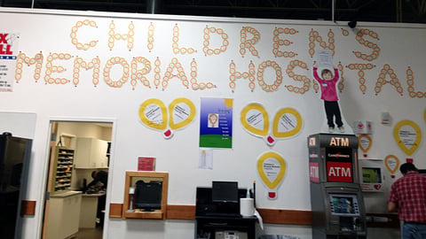 Costco Children's Memorial Hospital Display