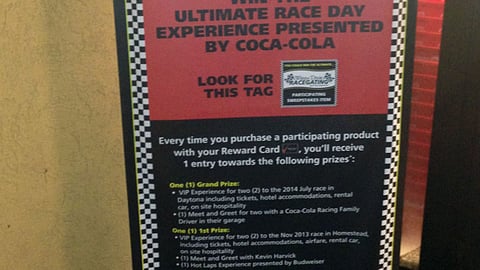 Winn-Dixie Coke 'Racegating' Stanchion