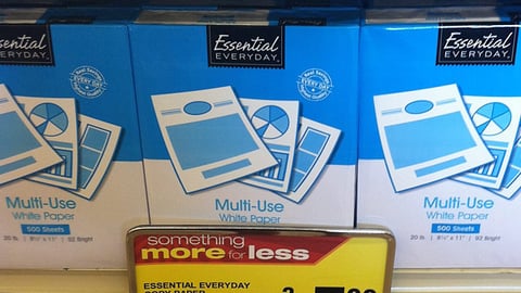 Jewel-Osco Essential Everyday Shelf Sign 