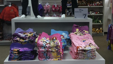 JCPenney Disney T-Shirt Merchandising