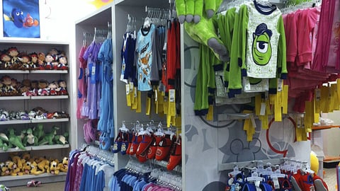 JCPenney Disney Apparel Display