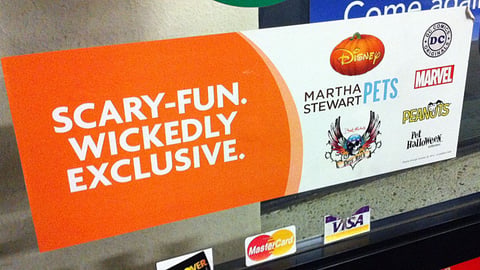PetSmart 'Scary Fun' Door Decal