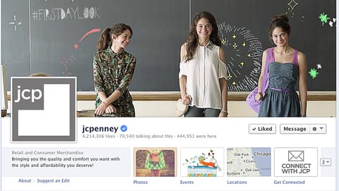 JCPenney 'First Day Look' Facebook Cover