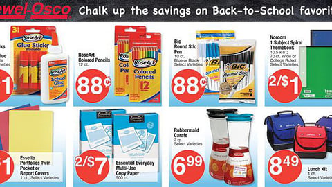 Jewel-Osco 'Chalk up the Savings' Feature 
