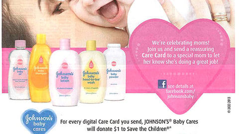 Johnson's Baby 'Save the Children' FSI