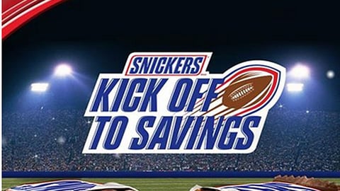 Kroger Snickers 'Kick Off to Savings' Facebook Update