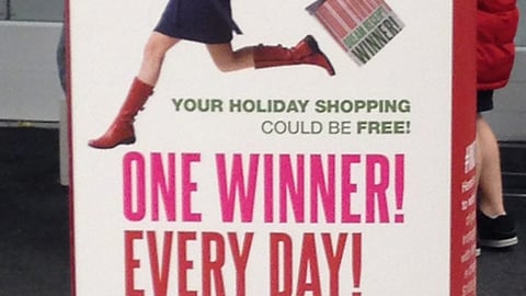 Kohl's 'Dream Receipt' Standee