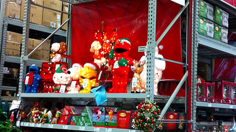 Lowe's Holiday Decor Endcap