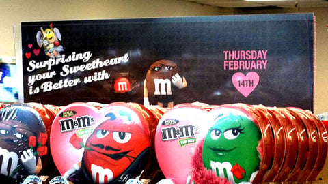 M&M's CVS 'Surprise Your Sweetheart' Header