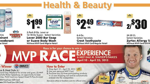 Food Lion 'MVP Race Experience' Feature