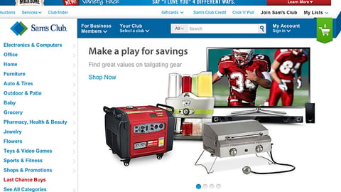 Sam's Club 'Make a Play' Carousel Ad