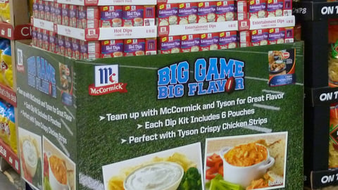 McCormick Tyson 'Big Game' Pallet Display