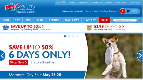PetSmart Memorial Day Carousel Ad
