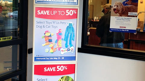 PetSmart Memorial Day Stanchion