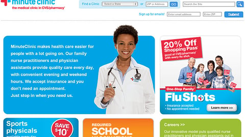 CVS MinuteClinic 'School Vaccinations' Carousel Ad