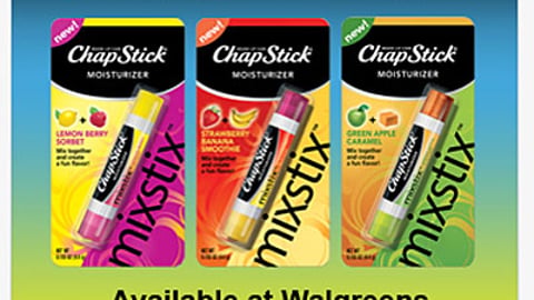 ChapStick MixStix Walgreens Display Ad