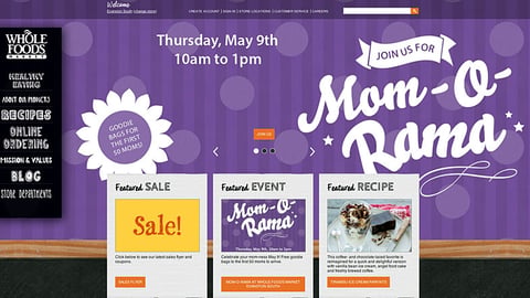 Whole Foods 'Mom-O-Rama' Carousel Ad