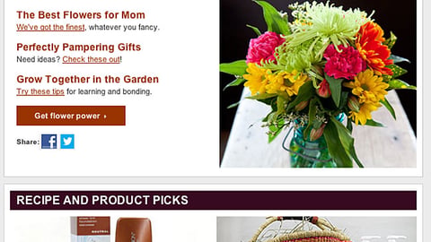 Whole Foods 'Mom-O-Rama' Email