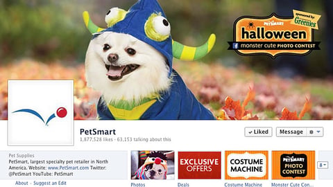 PetSmart Greenies 'Monster Cute' Facebook Cover