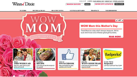 Winn-Dixie 'Wow Mom' Carousel Ad