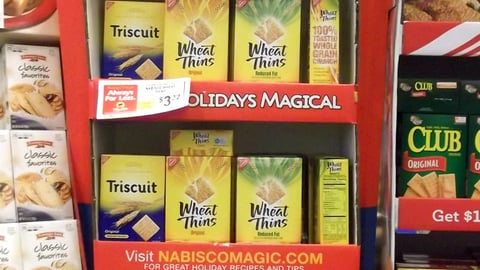 Nabisco Holiday Floorstand