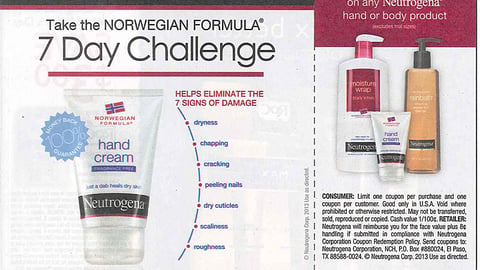 Neutrogena '7 Day Challenge' FSI