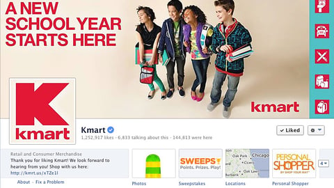 Kmart 'New School Year' Facebook Cover