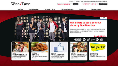 Winn-Dixie Nabisco 'One Direction' Carousel Ad