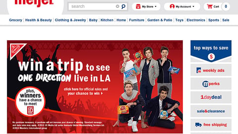 Meijer Nabisco One Direction Carousel Ad