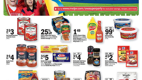 Meijer 'One Super Party' Feature