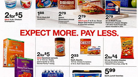 Target Lunch Incentive Feature
