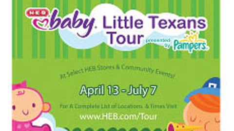 Pampers H-E-B Baby 'Little Texans Tour' Dangler