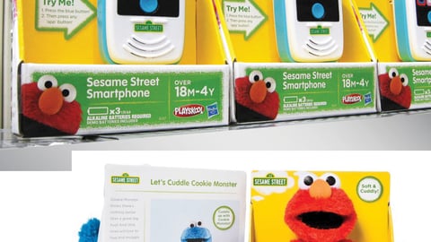 Playskool 'Sesame Street' Toy Packaging