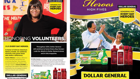 Dollar General 'Every Day Heroes' 'People' Magazine Advertorial