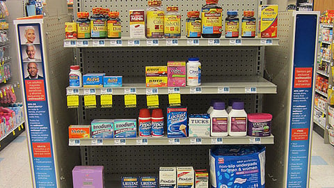 Rite Aid 'Wellness65+' Endcap