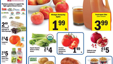 Meijer 'Pink Ribbon Produce' Feature
