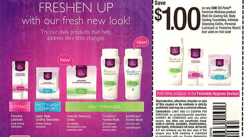 Poise 'Freshen Up' FSI